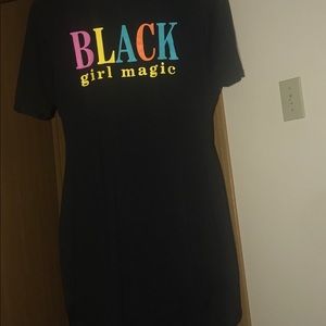 Black Girl Magic T-shirt dress